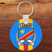 Congo-Brazzaville Sleutelhanger (Voorkant)