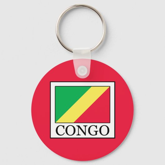 Congo-Brazzaville Sleutelhanger (Voorkant)