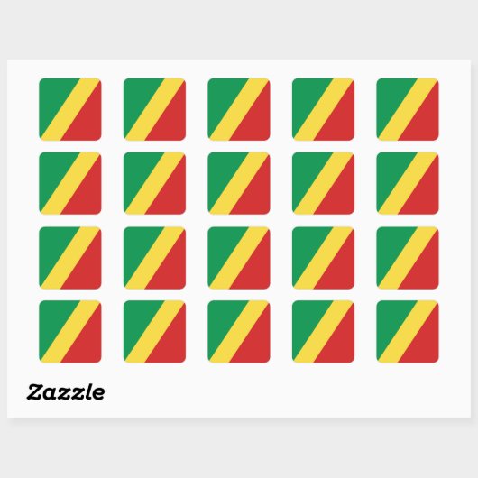 Congo-Brazzaville Sticker (Vel)