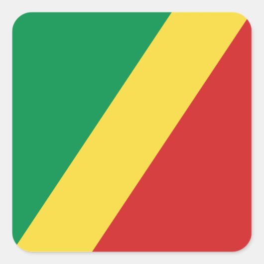 Congo-Brazzaville Sticker (Voorkant)