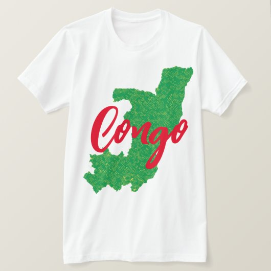 Congo-Brazzaville T-shirt (Design voorkant)