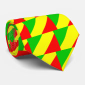 Congo Brazzaville - Vlag van hoge kwaliteit Stropdas (Opgerold)