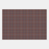 Congo Brown and Spicy Mix Plaid Inpakpapier Vel (Voorkant)