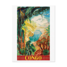 Congo, Congostroom, Afrika, landschap, vintage