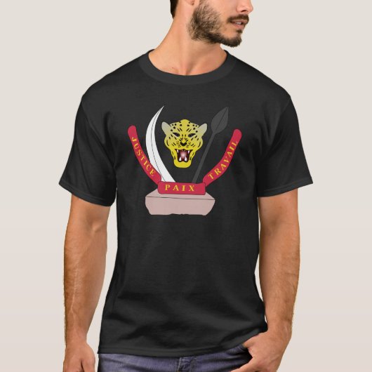 congo democratisch embleem t-shirt (Voorkant)