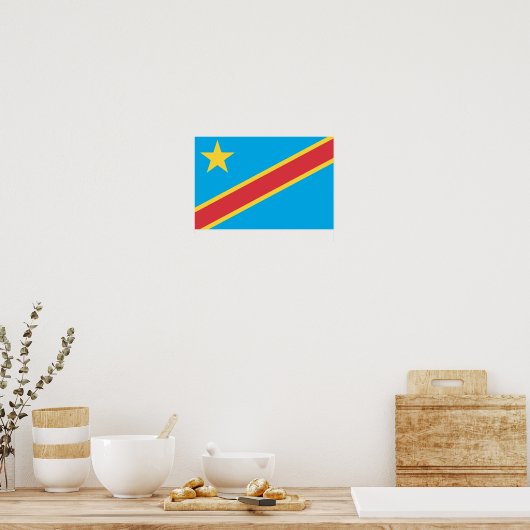 Congo (Democratische Republiek) Poster (Keuken)