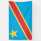 Congo (Democratische Republiek) Spandoek (Verticaal)