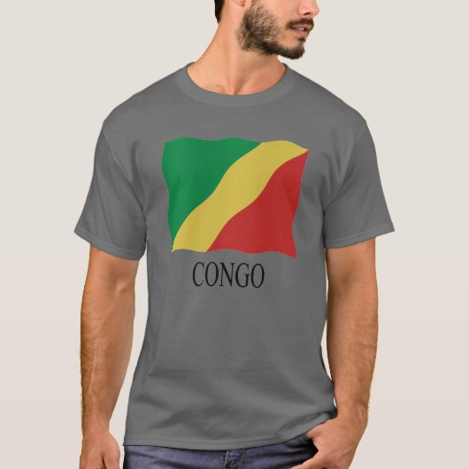Congo Flag T-shirt (Voorkant)