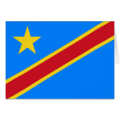 Congo Kinshasa Vlag (Voorkant Horizontaal)