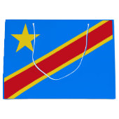 Congo Kinshasa Vlag Groot Cadeauzakje (Voorkant)