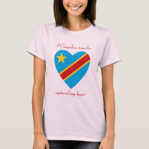 Congo-Kinshasa Vlag Hartendief T-Shirt