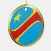 Congo-Kinshasa Vlag Ornament (Links)