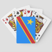 Congo Kinshasa Vlag Pokerkaarten (Achterkant)