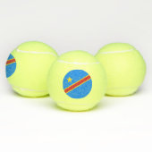 Congo Kinshasa Vlag Tennisballen (Multi)