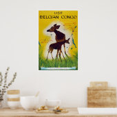 Congo Kunst Afrika Reisposter Afrikaanse Print (Keuken)