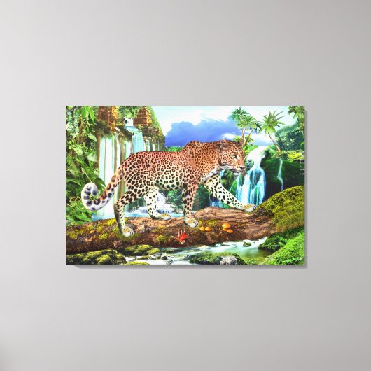 CONGO LUIPAARD CANVAS AFDRUK (Voorkant)