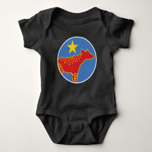 Congo Okapi Congolese nationale dierenvlag Romper