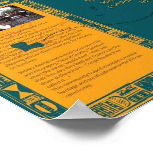 Congo-plein Poster (Hoek)