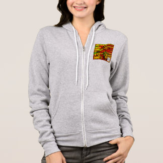 Congo print de kracht van het land hoodie