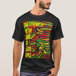Congo print de kracht van het land t-shirt