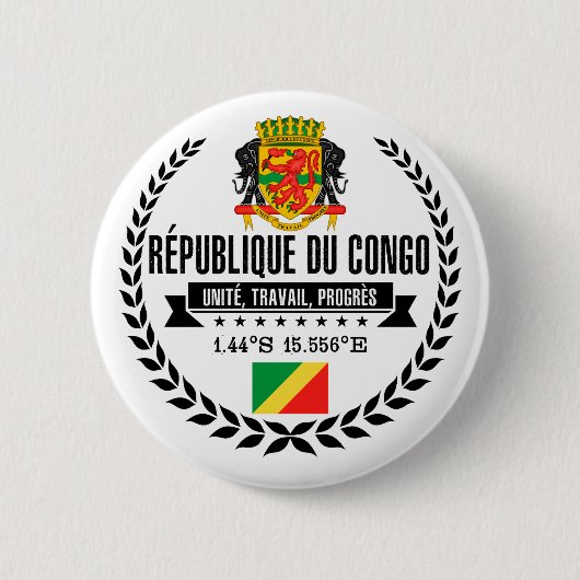Congo Ronde Button 5,7 Cm (Voorkant)