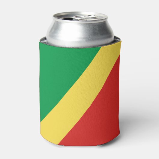 Congo-vlag Blikjeskoeler (Blikje Voorkant)