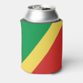 Congo-vlag Blikjeskoeler (Blikje Achterkant)