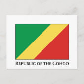 Congo-vlag Briefkaart (Voorkant)
