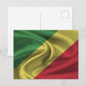 Congo-vlag Briefkaart (Voorkant / Achterkant)