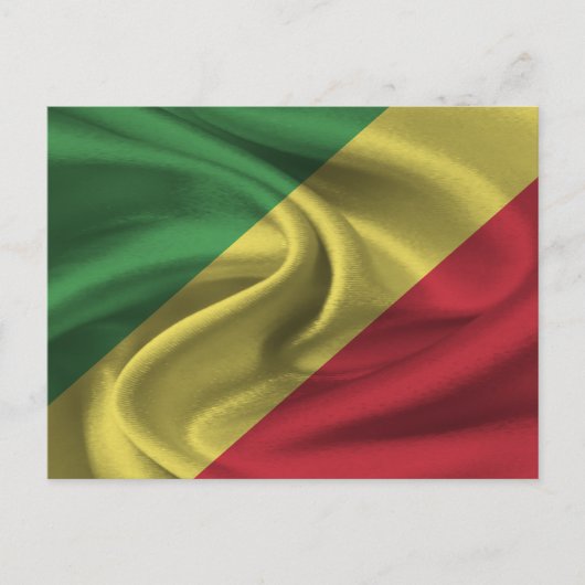 Congo-vlag Briefkaart (Voorkant)
