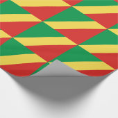 Congo-vlag Cadeaupapier (Hoek)