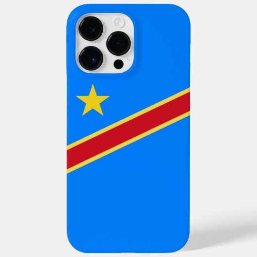 Congo vlag Case-Mate iPhone case (Achterkant)