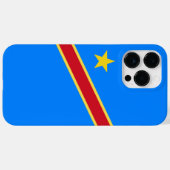 Congo vlag Case-Mate iPhone case (Achterkant (horizontaal))