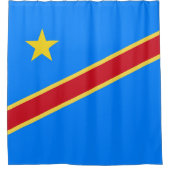 Congo vlag douchegordijn (Voorkant)
