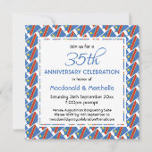 CONGO VLAG DRC Aangepaste viering van het jubileum Kaart (Voorkant)