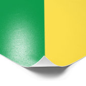 Congo-vlag Foto Afdruk (Hoek)