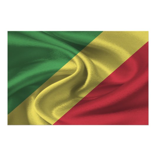 Congo-vlag Foto Afdruk (Voorkant)