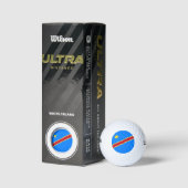 Congo vlag golfballen (Verpakking)