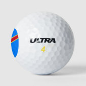 Congo vlag golfballen (Logo)