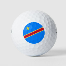Congo vlag golfballen