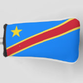 Congo vlag golfheadcover (Voorkant)
