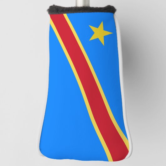 Congo vlag golfheadcover (Draai 90)
