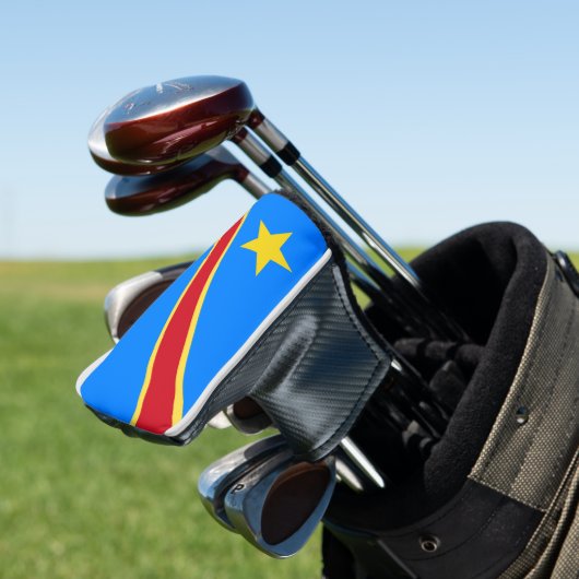 Congo vlag golfheadcover (Insitu)