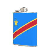 Congo vlag heupfles (Links)
