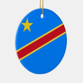 Congo vlag keramisch ornament (Rechts)