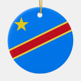 Congo vlag keramisch ornament