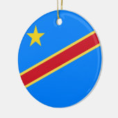 Congo vlag keramisch ornament (Links)
