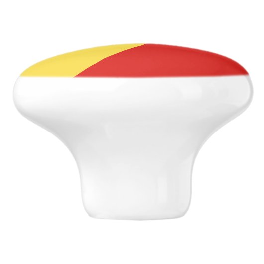 Congo-vlag Keramische Knop (Zijkant)