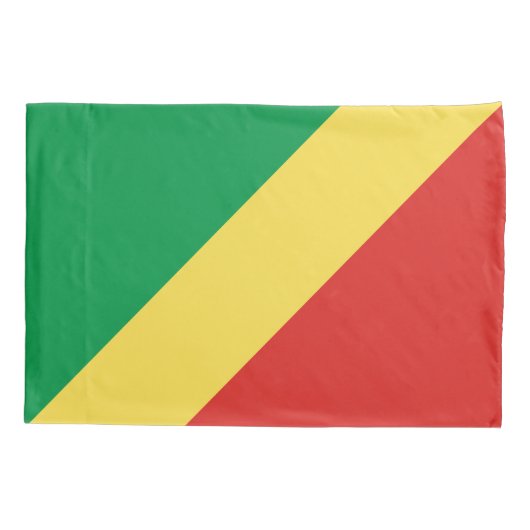 Congo-vlag Kussensloop (Achterkant)