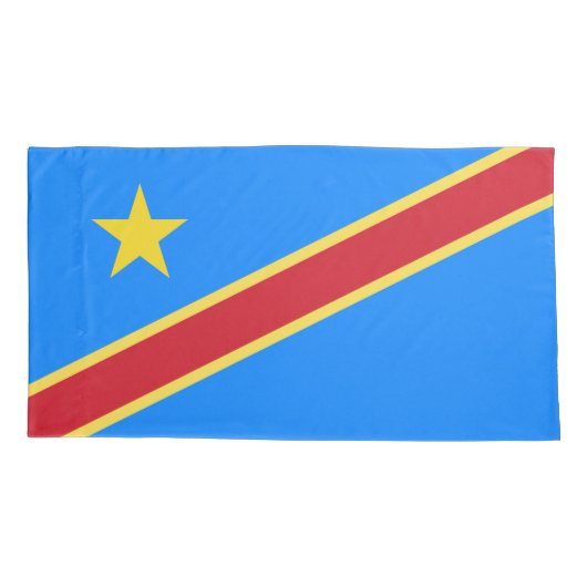 Congo vlag kussensloop (Achterkant)